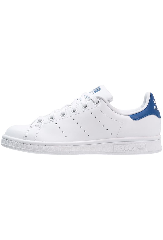 Baskets basses Stan Smith bleues enfant de la marque Adidas