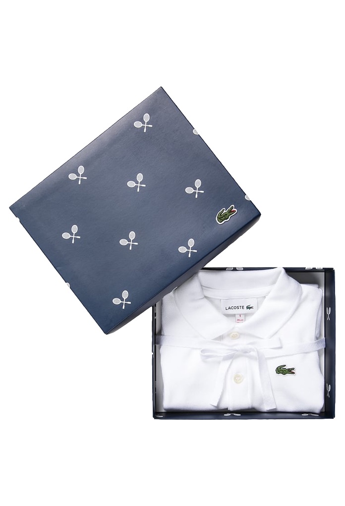 Peluche crocodile Lacoste avec polo siglé - Coffrets cadeaux bébés