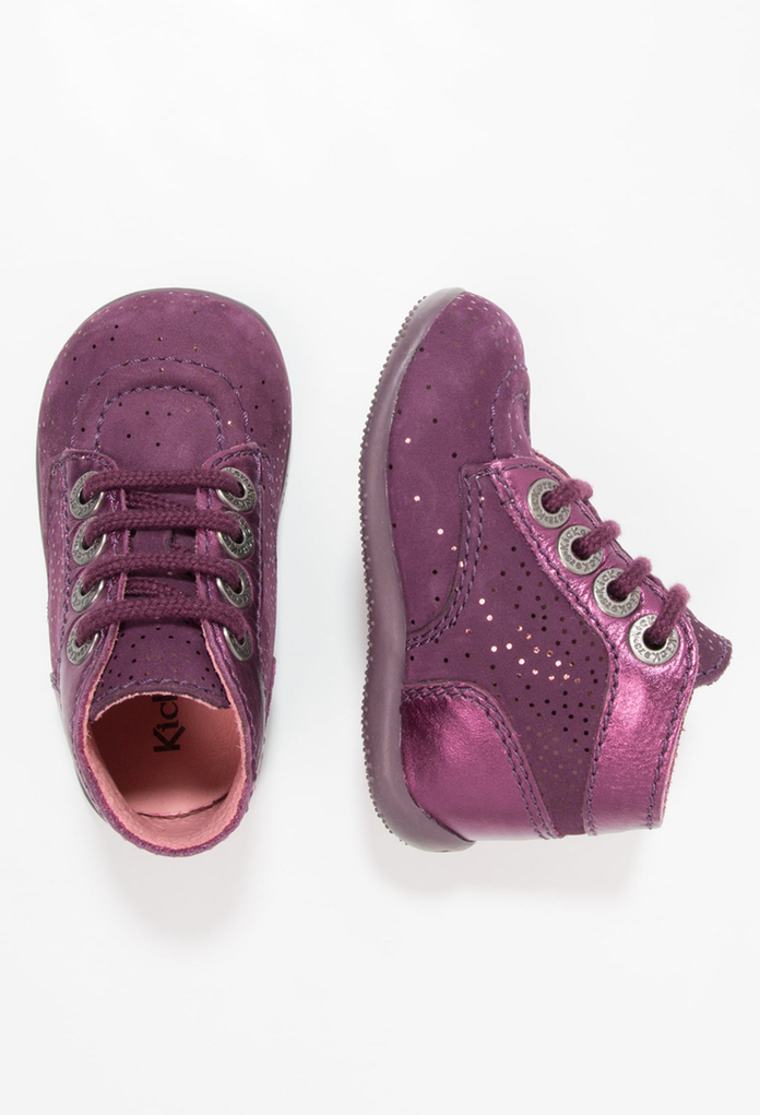 Bottines fille Kickers bonbon violet