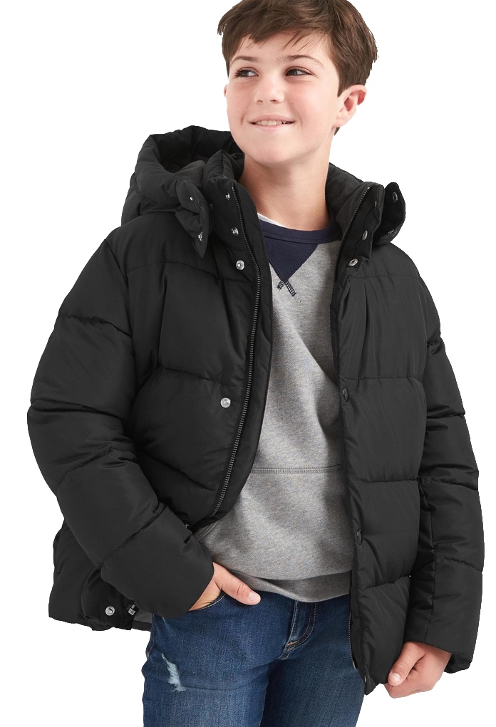 Doudoune noire Puffer pour enfant de la marque Gap