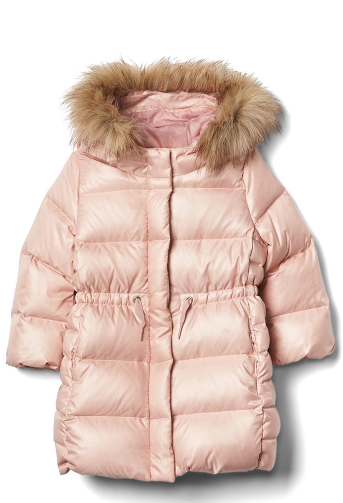 Veste parka manches longues capuche fourrure zip jony Enfant