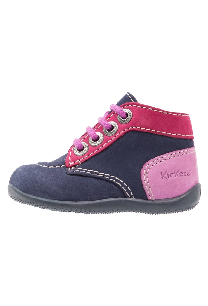 Chaussures premiers pas pour bébé Bonbon Fushia de la marque Kickers